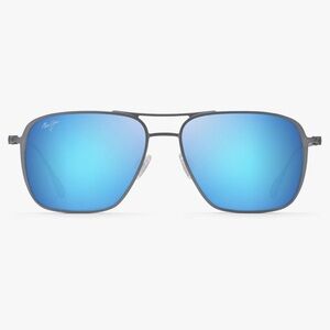 Maui Jim Blue Aviator Sunglasses - Beaches NWT